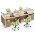 Mobilier de bureau moderne Bureau de centre d&#39;appel pour 4 personnes